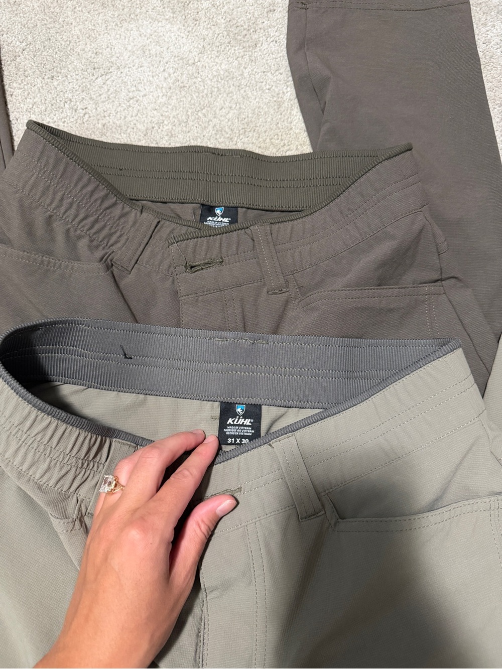 Kuhl Deceptr Men's Pants in Taupe and Brown/Grey - Picture 2 of 9